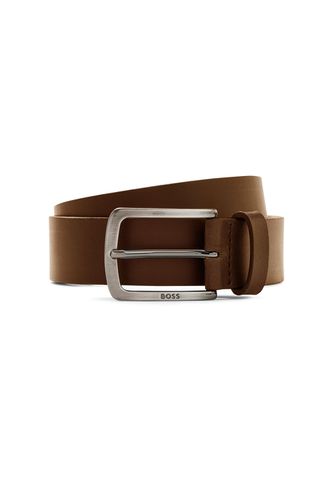 Boss Jor-metal-tip Leather Belt Medium Brown Size: UK - BOSS Accessories - Modalova