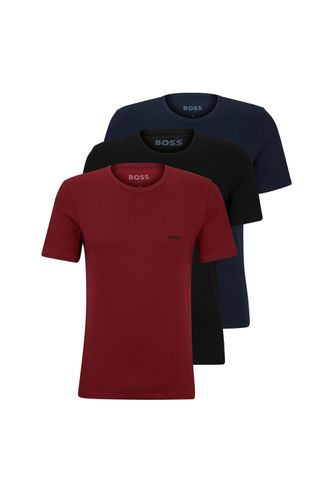 Boss T-shirt Rn 3 P Classic Navy/Black/Burgundy Size: SI - BOSS Bodywear - Modalova