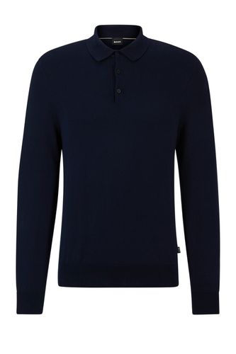 Boss Gemello Knitted Polo Dark Blue Size: SIZE 2XL - BOSS Black - Modalova