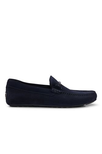 Boss Noel_mocc_sdhw Driving Shoe Dark Blue Size: 7/41 - BOSS Footwear - Modalova