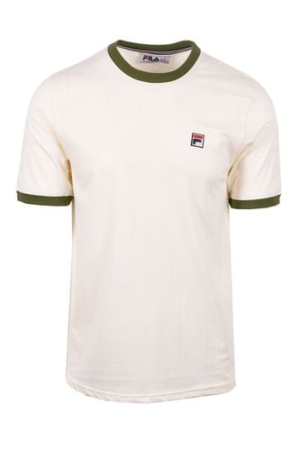 Marconi Essential Ringer Tee Gardenia/Chive Size: SIZE M - Fila Vintage - Modalova