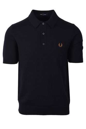 Classic Kitted Polo Shirt Navy Size: SIZE M - Fred Perry - Modalova