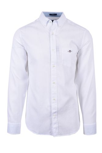 Honeycomb Texture Weave Long Sleeved Shirt Eggshell Size: SIZE 2X - Gant - Modalova