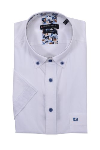Regular Short Sleeve Shirt White Size: SIZE L - Giordano - Modalova