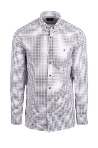 Brushed Tattersal Shirt Check Size: SIZE M - Hackett - Modalova