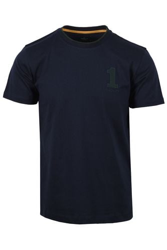 Heritage Number Tee Midnight Blue Size: SIZE M - Hackett - Modalova