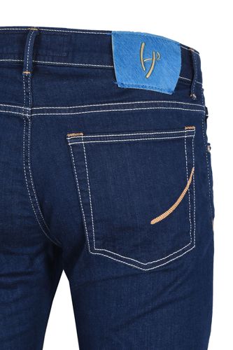 Ravello Blue Pony Badge Jeans Size: 32W - Handpicked - Modalova