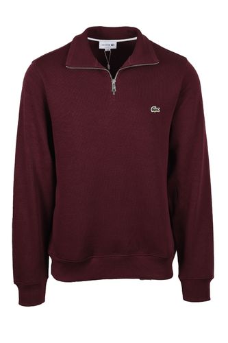 Half Zip Sweatshirt Bordeaux Size: SIZE 4 (M) - Lacoste - Modalova