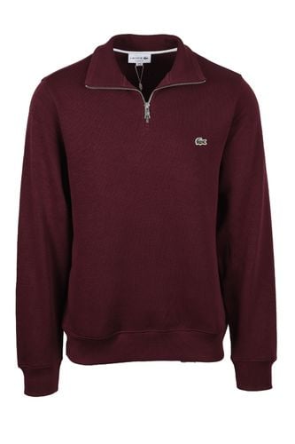 Half Zip Sweatshirt Bordeaux Size: SIZE 5 (L) - Lacoste - Modalova