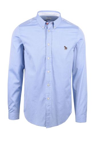 Tailored Fit Shirt Zebra Light Blue Size: SIZE M - Paul Smith - Modalova