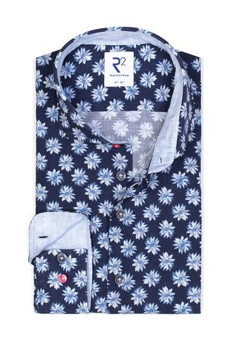 Floral Linen Shirt Size: 15.5/39 - R2 - Modalova