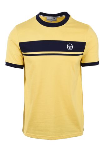 Master T-shirt Lemon Drop/Maritime Blue/White Size: SI - Sergio Tacchini - Modalova