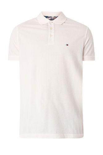 Gs Check Placket Polo Shirt in Ancient White Size: SIZE - Tommy Hilfiger - Modalova