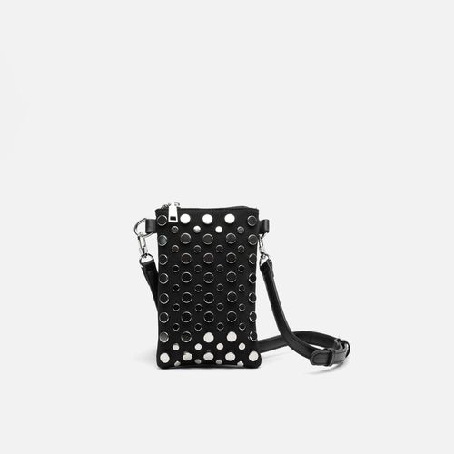 Glasy bolso bandolera mini para móvil con detalles metálicos - MISAKO - Modalova