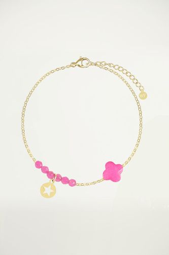 Pink fine bracelet beads&clover | - My jewellery - Modalova