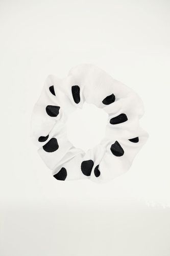 White scrunchie dotted | - My jewellery - Modalova