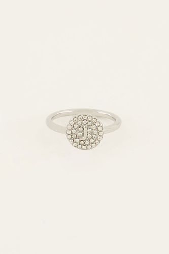 Initialenring mit Strass | - My jewellery - Modalova