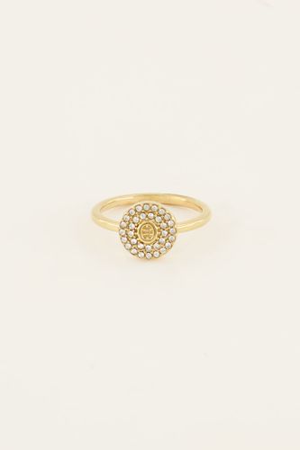 Initialenring mit Strass | - My jewellery - Modalova