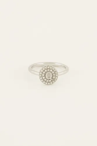 Initialenring mit Strass | - My jewellery - Modalova