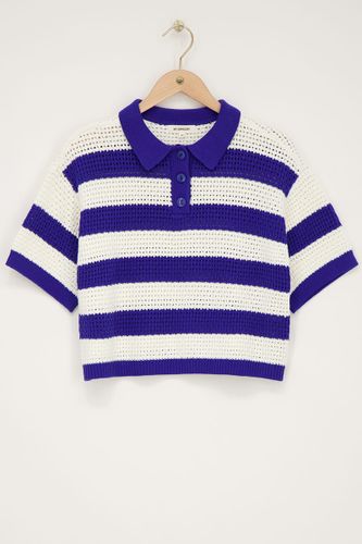 Polo bleuà rayures | My Jewellery - My jewellery - Modalova