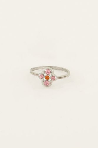 Orangefarbener Ring mit Blume | - My jewellery - Modalova