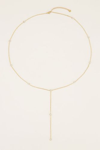 Halskette Y-Form mit Strasssteinen | - My jewellery - Modalova