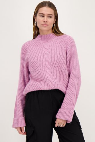 Pinker Pullover mit gekrempeltenÄrmeln | - My jewellery - Modalova