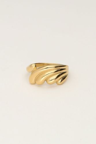 Statement-Ring mit Wellenstruktur | - My jewellery - Modalova