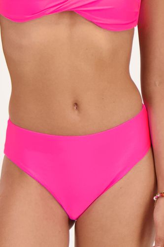 Neonpinke High Waist Bikini Hose glänzend | - My jewellery - Modalova