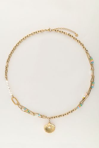 Ocean Gliederkette mit Muschel und mehrfarbigen Perlen | - My jewellery - Modalova