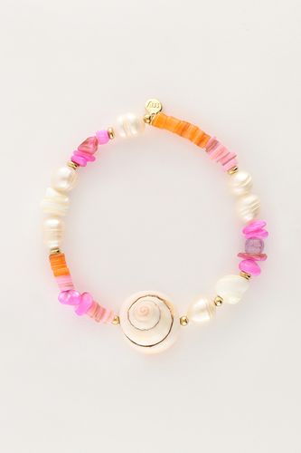 Perlenarmband mit rosa Perlen und Muschel | - My jewellery - Modalova