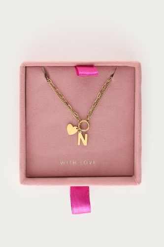 Doppelte Gliederkette mit Buchstabe | - My jewellery - Modalova