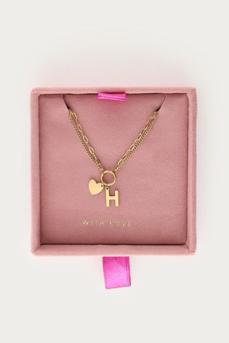 Doppelte Gliederkette mit Buchstabe | - My jewellery - Modalova