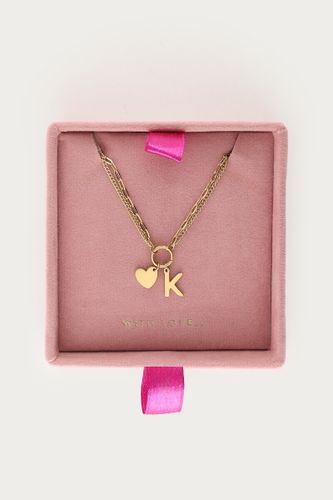 Doppelte Gliederkette mit Initial | - My jewellery - Modalova