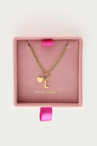 Doppelte Gliederkette mit Buchstabe | - My jewellery - Modalova