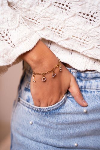 Armband mit Love-Buchstaben und Strass | - My jewellery - Modalova