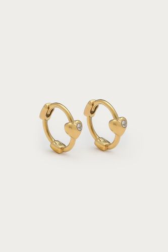 Magical Mini-Creolen mit Herz und Strass | - My jewellery - Modalova