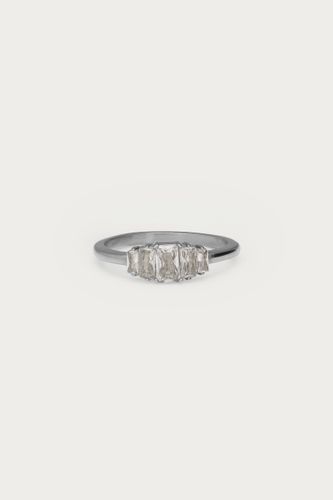Midnight Ring mit quadratischem Strassstein | - My jewellery - Modalova