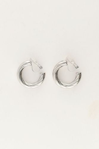 Clip-Ohrringe klein mit klobigem Twist | - My jewellery - Modalova