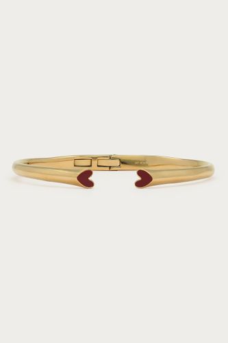 Offener Armreif mit roten Herzchen | - My jewellery - Modalova