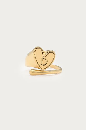 Initialenring mit Herz | - My jewellery - Modalova
