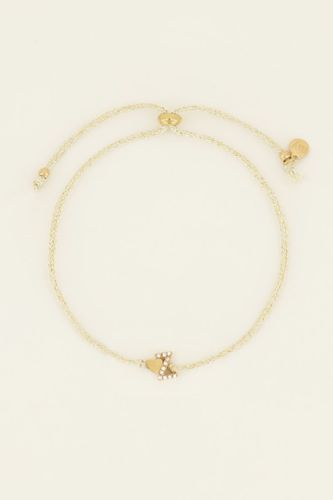 Beigefarbenes Buchstaben-Armband | - My jewellery - Modalova