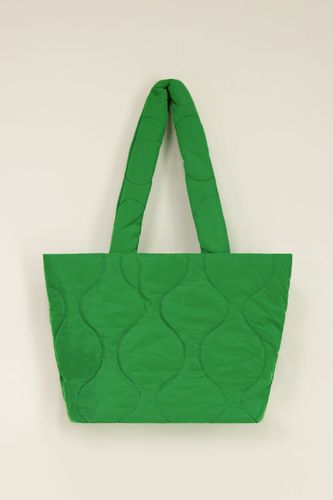 Grüner wattierter Shopper | - My jewellery - Modalova