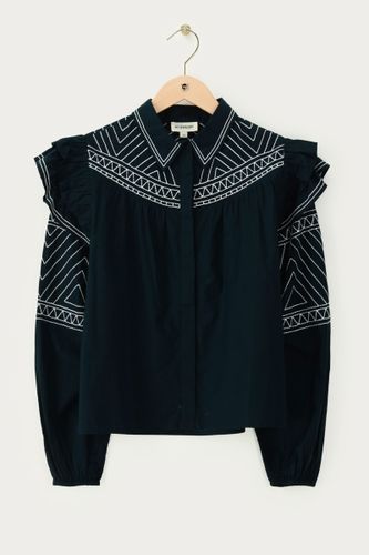 Chemise à volants et broderies | - My jewellery - Modalova