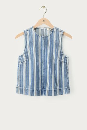 Gestreiftes Denim-Top | - My jewellery - Modalova