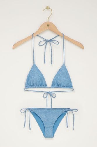 Denim Bikini Set Triangel | - My jewellery - Modalova