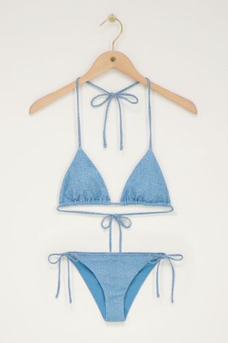 Bikini triangle en denim | - My jewellery - Modalova