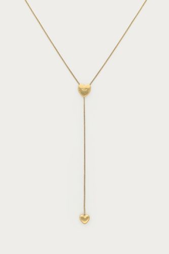 Bold minimalistische Y-Kette mit Herzen | - My jewellery - Modalova