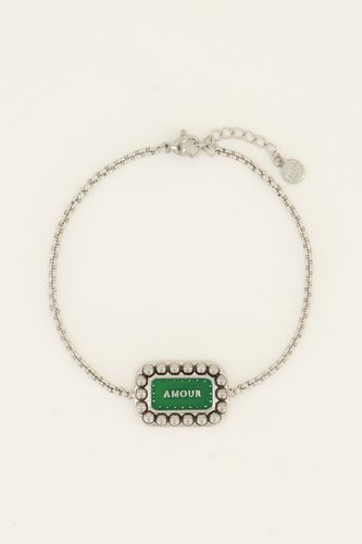 Bold Spirit Amband mit grünem “Amour”-Anhänger | - My jewellery - Modalova