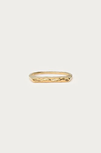 Bold eckiger Ring "gehämmert" | - My jewellery - Modalova